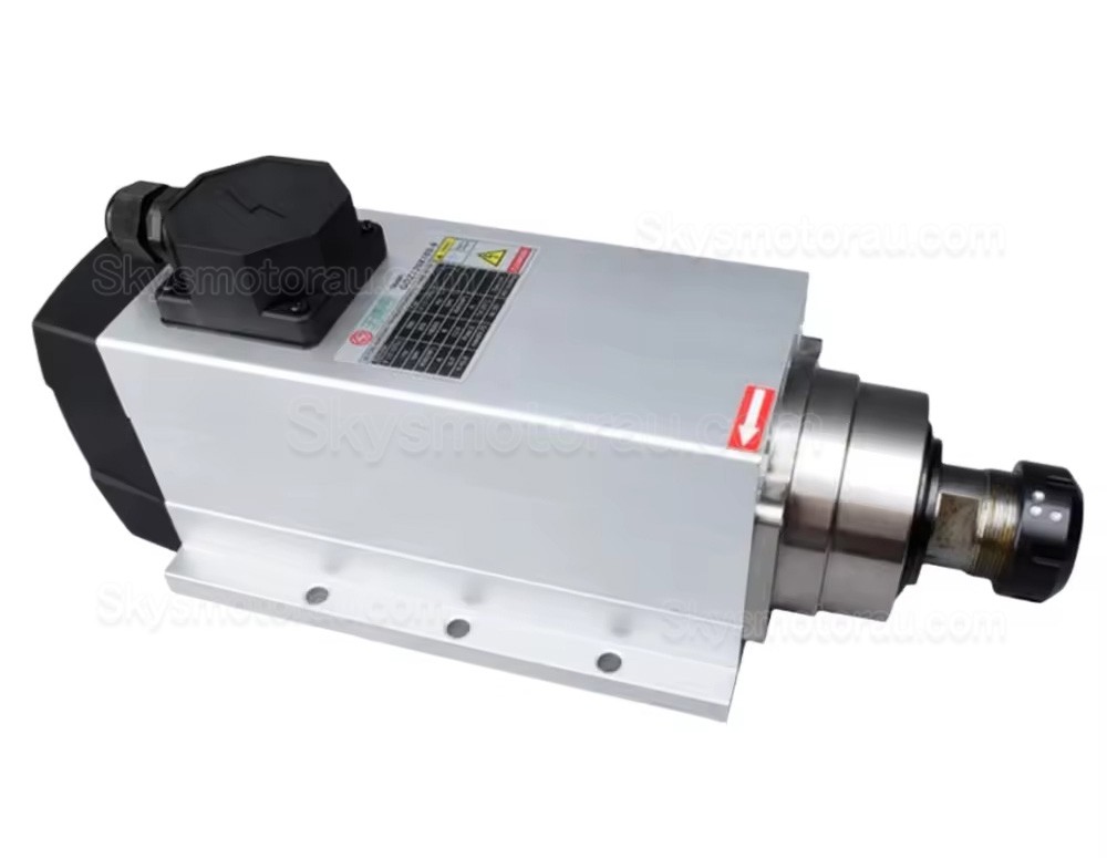 6kW Air Cooled CNC Spindle Motor GDZ120x103-6 ER32 Collet 220V/380V 18000RPM 400Hz
